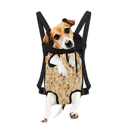 Popcorn Print Pet Carrier Backpack