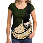 Popcorn Print Pet Sling Carrier