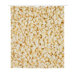Popcorn Print Polyester Shower Curtain