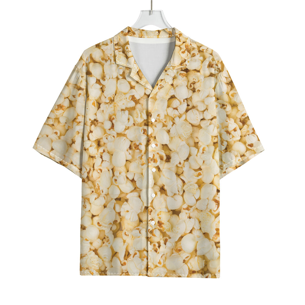 Popcorn Print Rayon Hawaiian Shirt