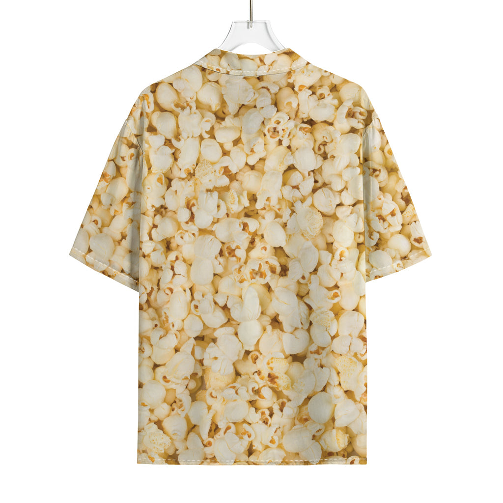 Popcorn Print Rayon Hawaiian Shirt