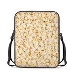 Popcorn Print Rectangular Crossbody Bag
