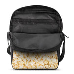 Popcorn Print Rectangular Crossbody Bag