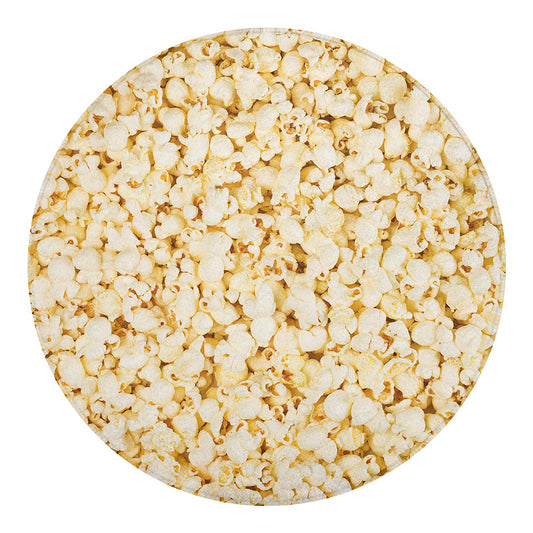 Popcorn Print Round Blanket