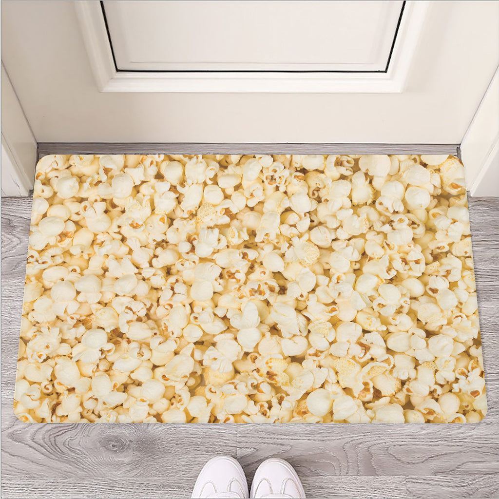 Popcorn Print Rubber Doormat