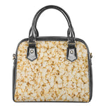 Popcorn Print Shoulder Handbag
