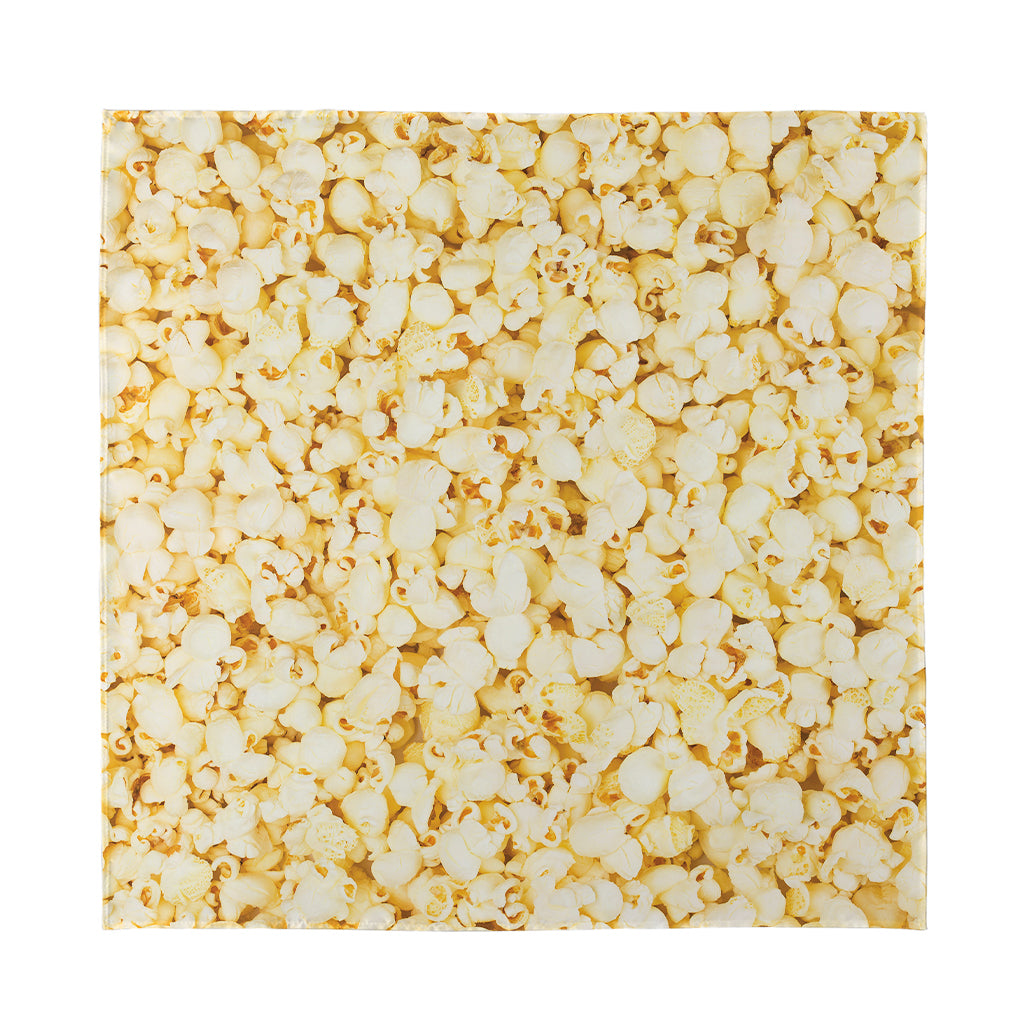 Popcorn Print Silk Bandana