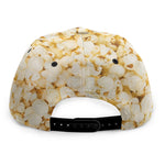 Popcorn Print Snapback Cap