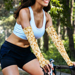 Popcorn Print Sun Protection Arm Sleeves