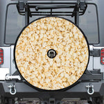 Popcorn Print Tire Cover With Camera Hole