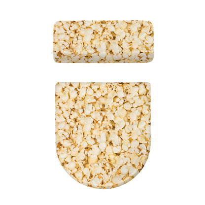 Popcorn Print Toilet Lid And Tank Cover Set