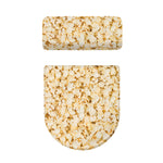 Popcorn Print Toilet Lid And Tank Cover Set