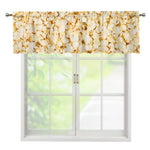 Popcorn Print Window Valance