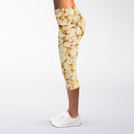 Popcorn Print Women's Capri Leggings