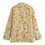 Popcorn Print Women's Cotton Blazer