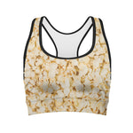 Popcorn Print Women's Sports Bra