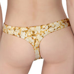Popcorn Print Women's Thong