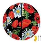 Poppy And Chamomile Pattern Print Basketball