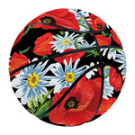 Poppy And Chamomile Pattern Print Basketball