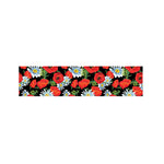 Poppy And Chamomile Pattern Print Bed Runner