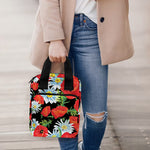 Poppy And Chamomile Pattern Print Bible Tote Bag