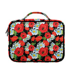 Poppy And Chamomile Pattern Print Briefcase Bible Bag