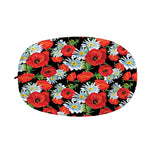 Poppy And Chamomile Pattern Print Car Side Mirror Covers