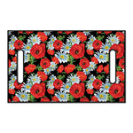 Poppy And Chamomile Pattern Print Golf Cart Seat Cover