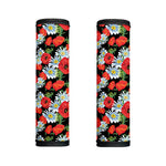 Poppy And Chamomile Pattern Print Handle Covers
