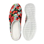 Poppy And Chamomile Pattern Print Mesh Casual Shoes