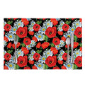 Poppy And Chamomile Pattern Print Placemat