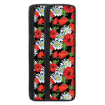 Poppy And Chamomile Pattern Print Refrigerator Handle Covers