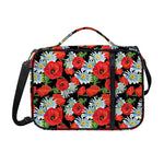 Poppy And Chamomile Pattern Print Shoulder Strap Bible Bag
