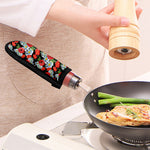 Poppy And Chamomile Pattern Print Skillet Handle Cover