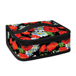 Poppy And Chamomile Pattern Print Small Lunch Bag