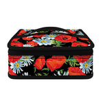 Poppy And Chamomile Pattern Print Small Lunch Bag