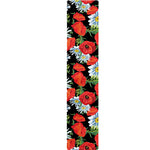 Poppy And Chamomile Pattern Print Table Runner