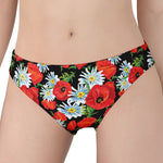 Poppy And Chamomile Pattern Print Women's Panties