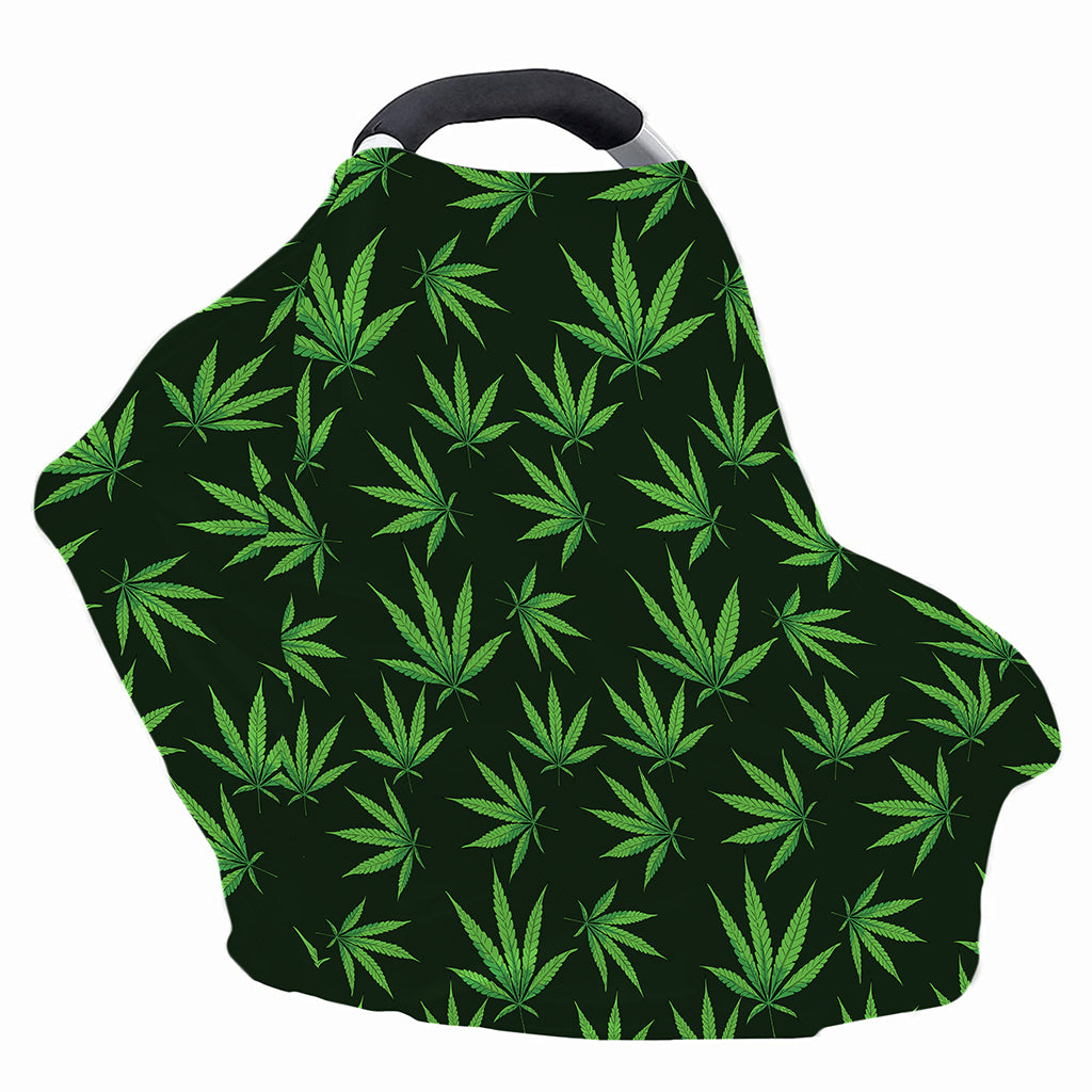 Pot Leaf Pattern Print Baby Seat Cover