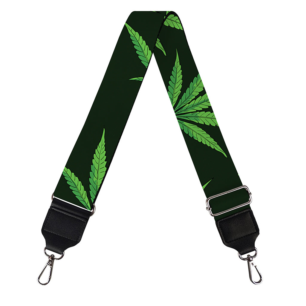 Pot Leaf Pattern Print Bag Strap
