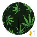 Pot Leaf Pattern Print Basketball