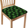 Pot Leaf Pattern Print Chair Cushion Cover