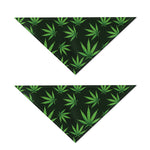 Pot Leaf Pattern Print Dog Bandana