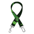 Pot Leaf Pattern Print Dog Seat Belt