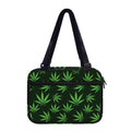 Pot Leaf Pattern Print Double Strap Bible Bag