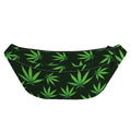 Pot Leaf Pattern Print Fanny Pack