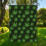Pot Leaf Pattern Print Garden Flag