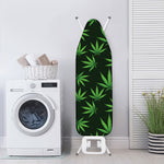 Pot Leaf Pattern Print Ironing Board Cover
