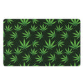 Pot Leaf Pattern Print Polyester Doormat
