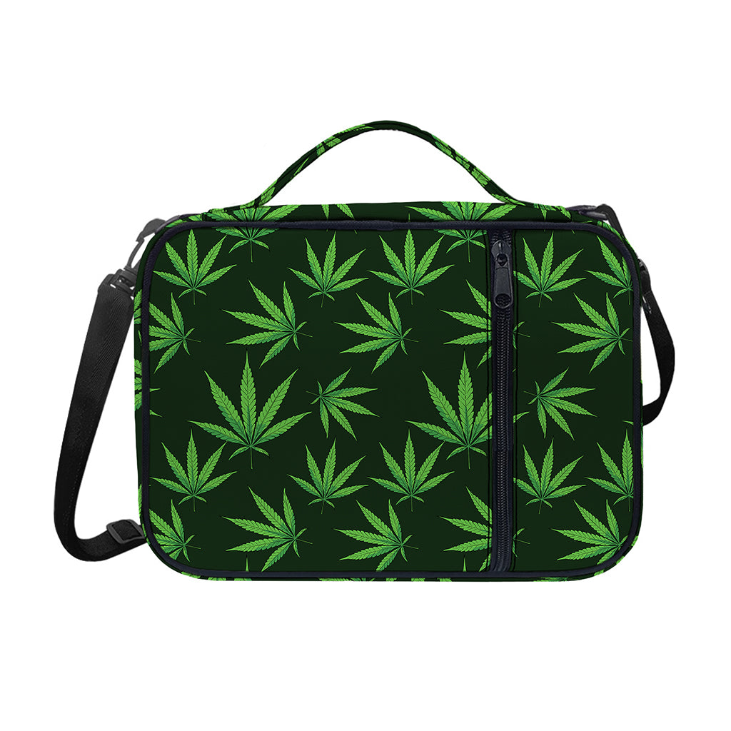 Pot Leaf Pattern Print Shoulder Strap Bible Bag